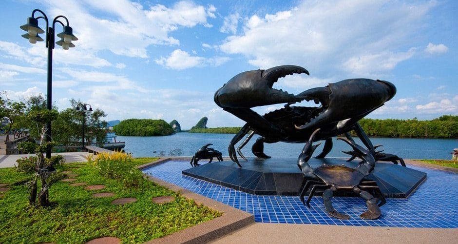 Crab Sculpture in Krabi